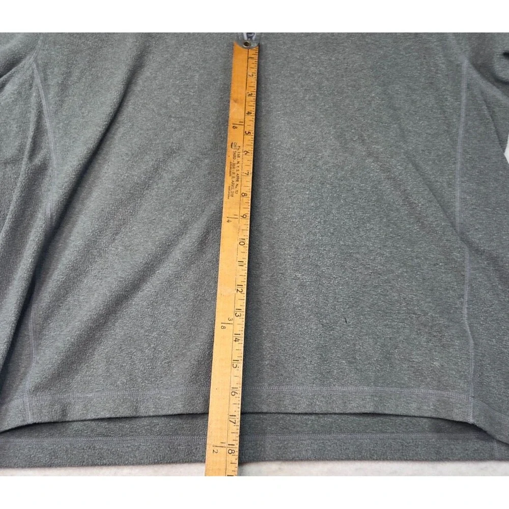 The North Face 1/4 Zip Fleece Pullover Gray Men's XL Outdoor Jacket